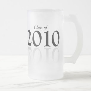 Klasse von Abschlussgeschenk-Bier Stein 2010 Mattglas Bierglas