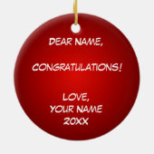 Klasse von Apotheke 2015 Keramikornament (Hinten)