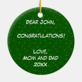 Klasse von Baseball 2014 Keramik Ornament (Hinten)