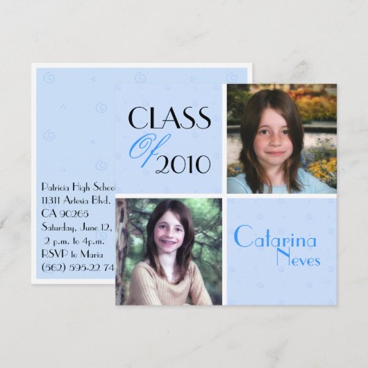 Klasse von Einladung 2010 (Vorne/Hinten)