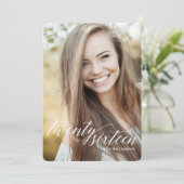 Klasse von Foto-Abschluss-Party Einladung 2016 (Stehend Vorderseite)