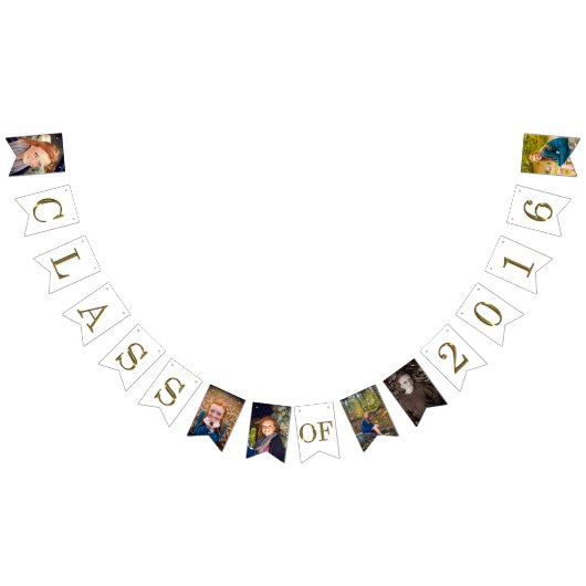 Klasse von Foto-Gold 2016 und Weiß Wimpelkette (Alle)