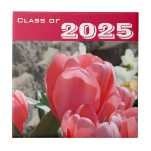 Klasse von Geschenke Abschluss deckt Kunst-rosa Fliese
