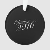 Klasse von Highschool 2016 Absolvent Ornament (Vorderseite)