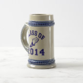 Klasse von Leichtathletik 2014 Bierglas (Vorderseite Links)
