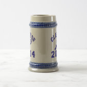 Klasse von Leichtathletik 2014 Bierglas (Mittel)