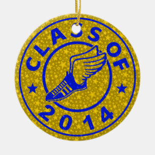 Klasse von Leichtathletik 2014 Keramik Ornament