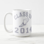 Klasse von Leichtathletik-Grau 2014 2 Kaffeetasse (Links)