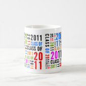Klasse von MehrfarbenTasse 2011 Kaffeetasse (Mittel)