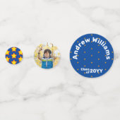 Klasse von Super Grad-Bearbeitbarem Foto, Farbe, T Konfetti (Rückseiten)