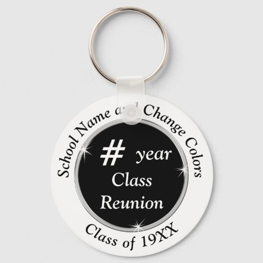 Klasse Wiedersehen Geschenkideen jedes Jahr und FA Schlüsselanhänger (Vorderseite)