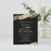 Klasse Wiedersehen jedes Jahr Alumni Gold Black (Stehend Vorderseite)