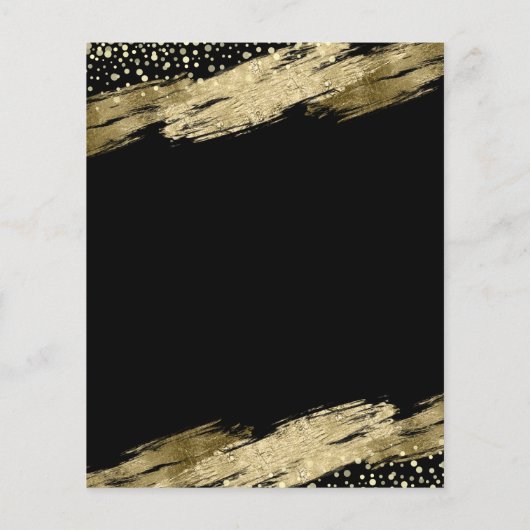 Klasse Wiedersehen jedes Jahr Alumni Gold Black (Rückseite)