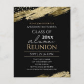 Klasse Wiedersehen jedes Jahr Alumni Gold Black (Vorderseite)