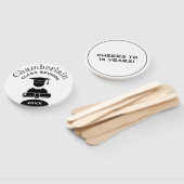 Klasse Wiedersehen Klasse Schwarz-weiß Custom Fächer (Non-assembled)