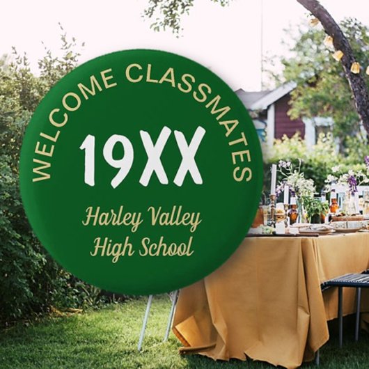 Klasse Wiedersehen macht Spaß! Schaltfläche für be Button