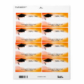 Klasse Wiedersehen Orange Aquarellmarke (Vorne)