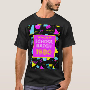 Klasse Wiedersehen Retro School 80er Jahre Stil T-Shirt