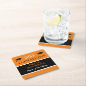 Klasse Wiedersehen! STELLEN SIE IHRE Wiedersehen-U Rechteckiger Pappuntersetzer (Vor Ort)