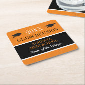 Klasse Wiedersehen! STELLEN SIE IHRE Wiedersehen-U Rechteckiger Pappuntersetzer (angewinkelt)