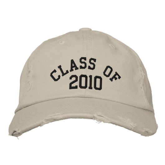 Klasse Wiedersehen von 2010 Bestickte Kappe (Vorderseite)