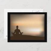 Klasse YOGA-Postkarte Postkarte (Vorne/Hinten)