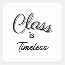 Klasse: Zeitloser Sticker