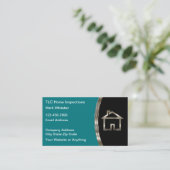 Klasse-Zuhause-Inspektionen Visitenkarte (Stehend Vorderseite)