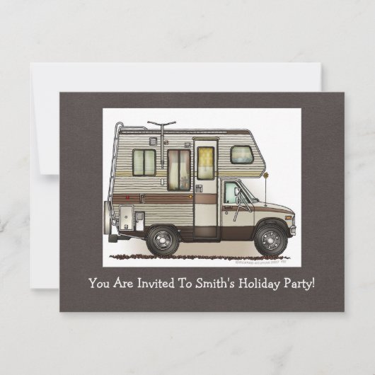 KlasseC Camper-RV-Magnete Einladung (Vorderseite)