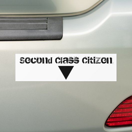 Klassen-Bürger-Lesbe Autoaufkleber (Auf Auto)