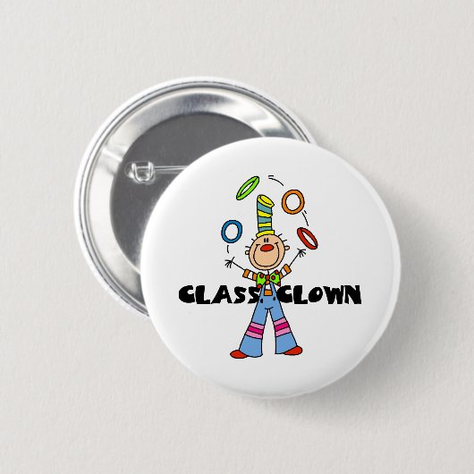 Klassen-Clown Button (Vorne & Hinten)