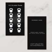 Klassen-Durchlauf-Karte der Fitness-10 Treuekarte (Vorne/Hinten)