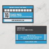 Klassen-Durchlauf-Karte der Treuekarte (Vorne/Hinten)