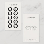 Klassen-Durchlauf-Karte der Zen-Kreis-10 Treuekarte (Vorne/Hinten)