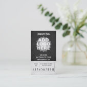 Klassen-Durchlauf-Schablone der Treuekarte (Stehend Vorderseite)