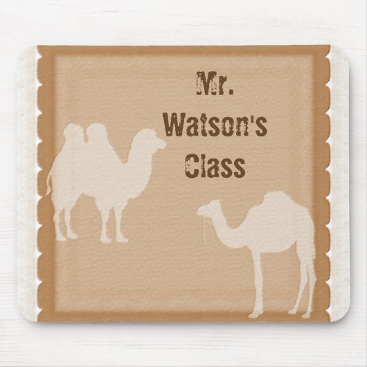 Klassen-Kamel-Bildung unterrichten das Schicksal Mousepad (Vorne)