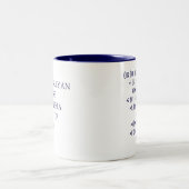Klassen-Tasse verbessert Zweifarbige Tasse (Mittel)
