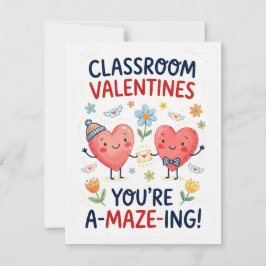 Klassen-Valentinskarte – Du bist LABYRINTHISCH Feiertagskarte