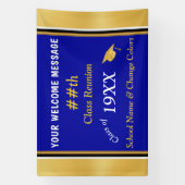 Klassen-Wiedersehen-Banner. JEDES JAHR UND FARBEN, Banner (Vertikal)