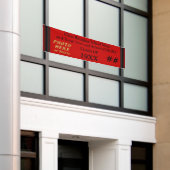 Klassen-Wiedersehen-Fahne mit Ihrem Foto und Text Banner (Äußeres Gebäude)