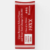 Klassen-Wiedersehen-Fahnen, Ihr Text, Foto und Banner (Vertikal)