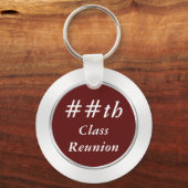 Klassen-Wiedersehen-Schlüsselanhänger in Farben un Schlüsselanhänger (Rückseite)