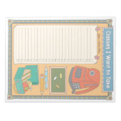 Klassen zum Auflisten benutzerdefinierter Notepad Notizblock (Vorderseite)