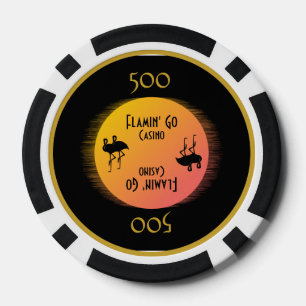 Klassenakt Flamingo Poker-Chip-Sets Pokerchips