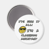 Klassenassistent Magnet (Vorderseite/Rückseite)