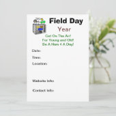 Klassenausflug-Amateurfunk-Einladungen - fertigen Einladung (Stehend Vorderseite)