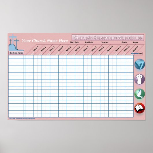 Klassenbesuch-Wall-Poster Poster (Vorne)