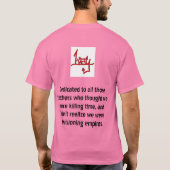 Klassenbeteiligung T-Shirt (Rückseite)