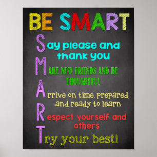 Klassendekoration, Kursangebote, Inspiration Poster