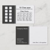 Klassendurchlaufkarte der treuekarte (Vorne/Hinten)